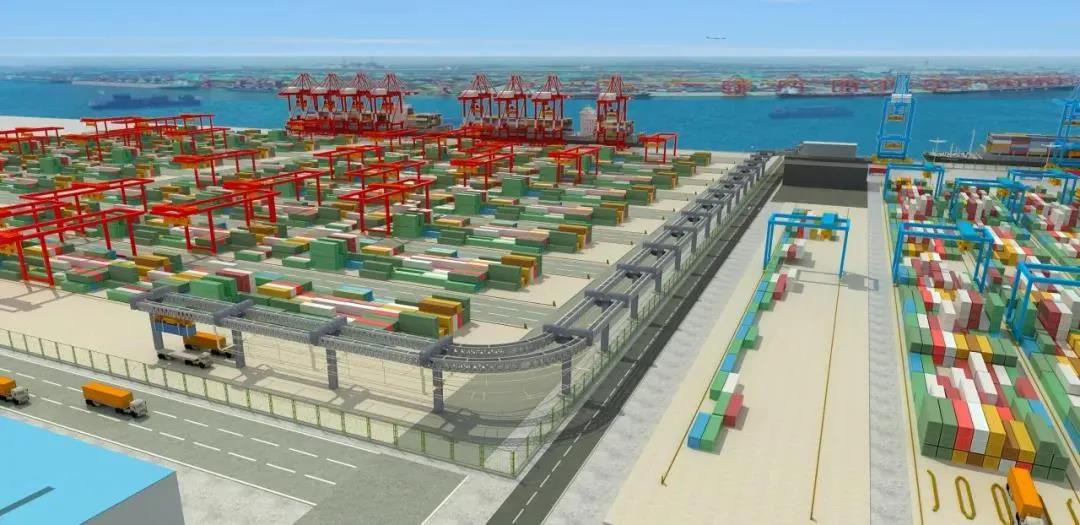 集裝箱在天上“飄”？好像真的有點牛 