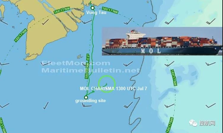 事故丨ONE旗下一艘大型箱船發(fā)生擱淺，涉及多家共艙船公司！