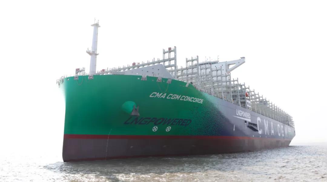 23000TEU“達飛協(xié)和”號交付，達飛已運營14艘LNG動力集裝箱船 