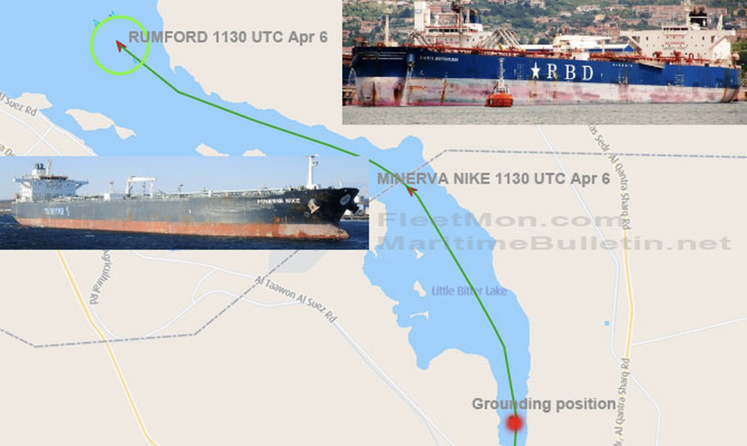 蘇伊士運(yùn)河再遭“驚魂一刻”，兩艘船舶先后擱淺！ 