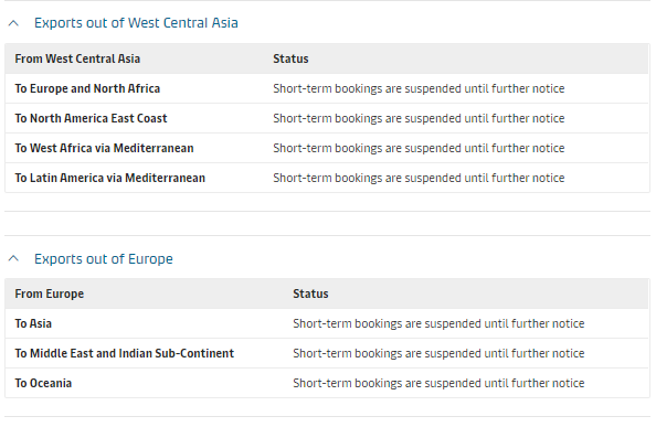 取消訂艙！運力直線下降！爆艙持續(xù)4月底，運價將大幅上漲！  