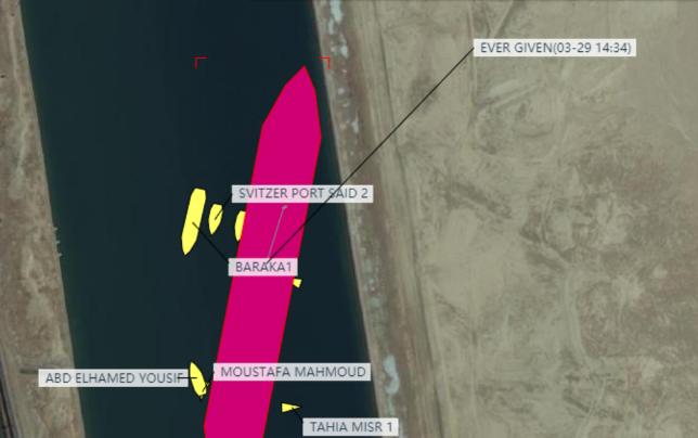 長賜輪正在移動，擱淺這幾天的影響有多大   