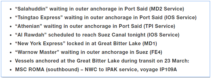 全球航運(yùn)市場面臨挑戰(zhàn)！蘇伊士運(yùn)河中斷多家船公司公布受影響船舶，北歐港口有擁堵風(fēng)險！