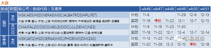 全球595艘船舶等待泊位！三大聯(lián)盟未來四周取消34個(gè)航次！附停航跳港匯總