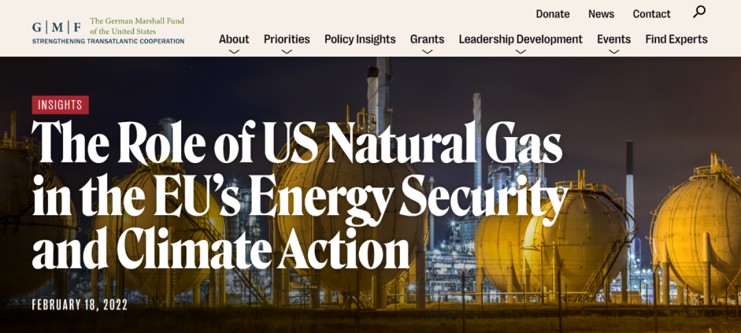 俄烏危機(jī)下，美國(guó)想趁機(jī)多向歐洲出口LNG