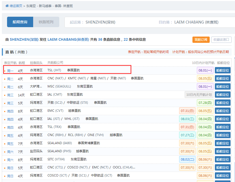 航線快訊！TSL將重組這條涉及中國-日本-泰國的航線服務(wù)