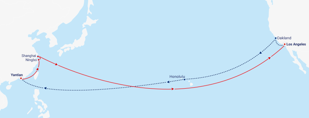 航線快訊！CMA將取消美西直航GGB航線！最后一次航行將于11月5日上海結(jié)束
