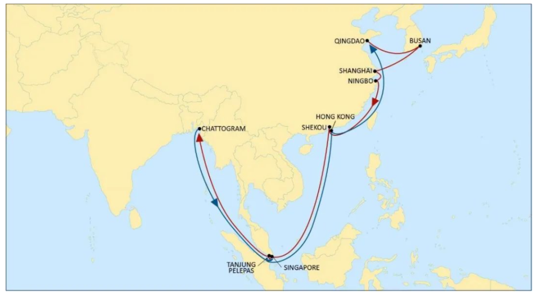 MSC升級(jí)東南亞航線，新增青島、寧波、上海至吉大港直航服務(wù)