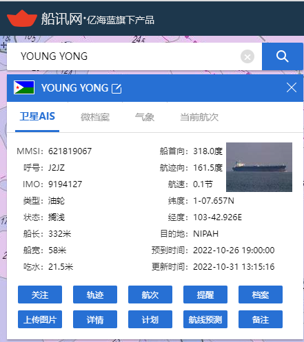 麻煩了！30萬(wàn)噸級(jí)VLCC擱淺在天然氣管道上，已4天了！