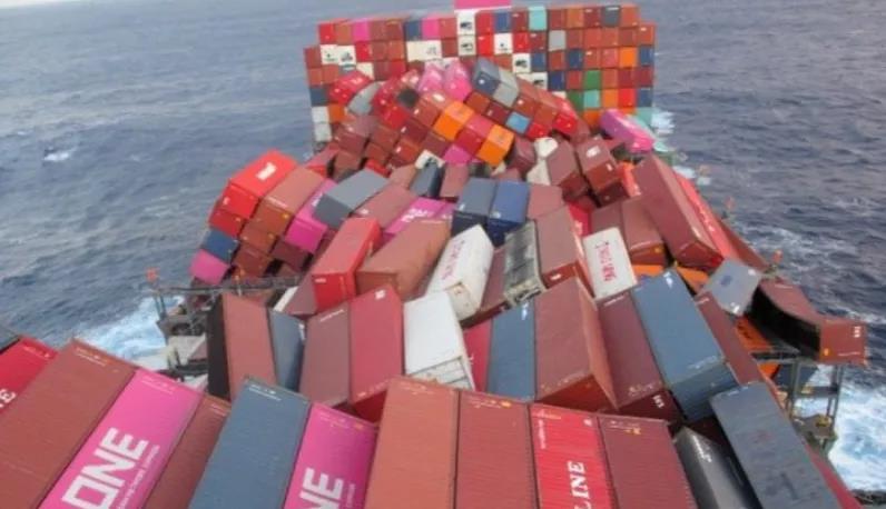 突發(fā)！至少40多個(gè)集裝箱墜海！MSC一集裝箱船在從洛杉磯駛往寧波港途中遭遇事故