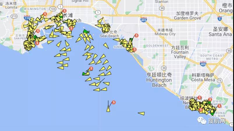 美西港口擁堵加劇，貨物堆積延遲交付，貨船排隊(duì)長達(dá)兩周待泊