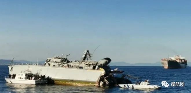 事故丨馬士基一艘集裝箱船與軍艦相撞！軍艦被撞成兩截，船長(zhǎng)被捕